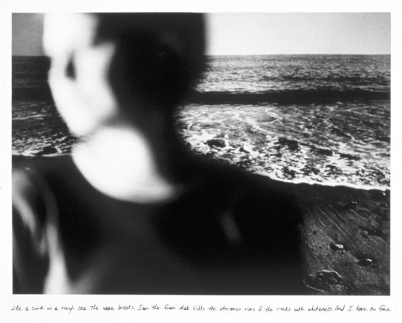 Like a cork on a rough sea. The wave breaks. I am the foam that fills the uttermost rims of the rocks with whiteness. And I have no face.